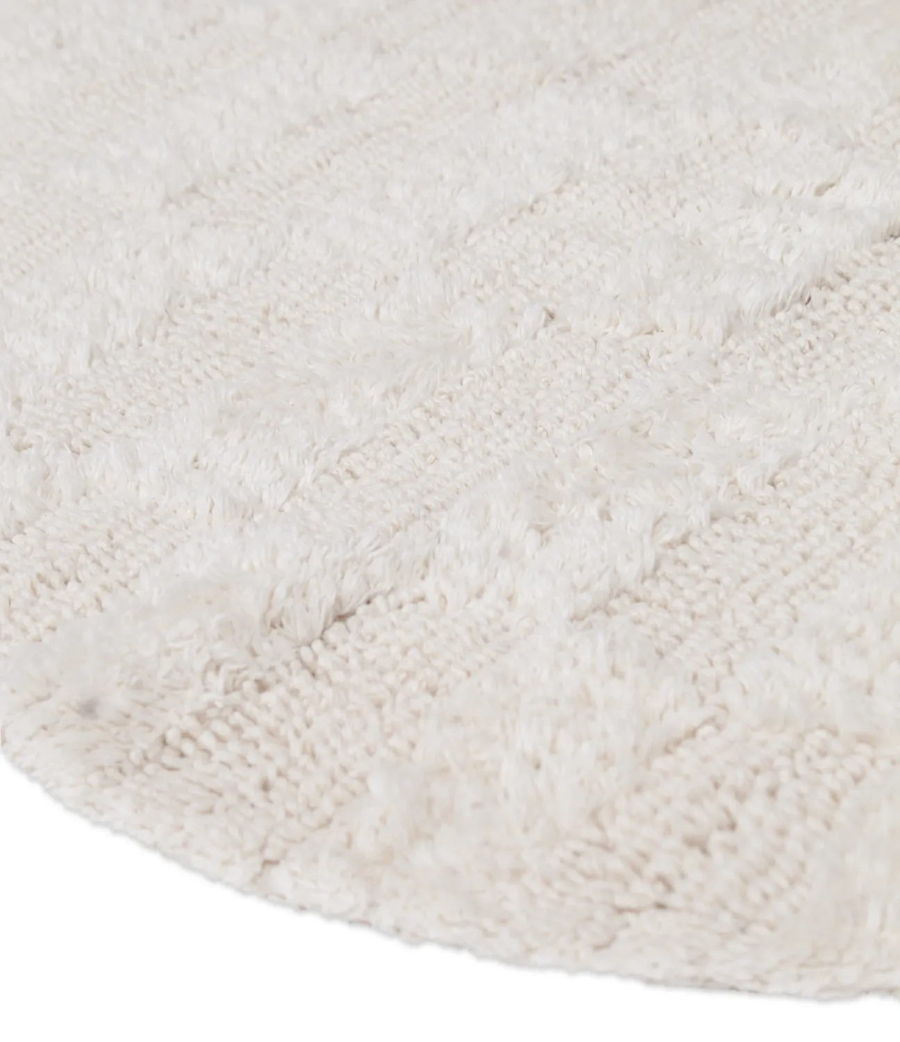 Oval baderomsmatte - Bevin (off-white)