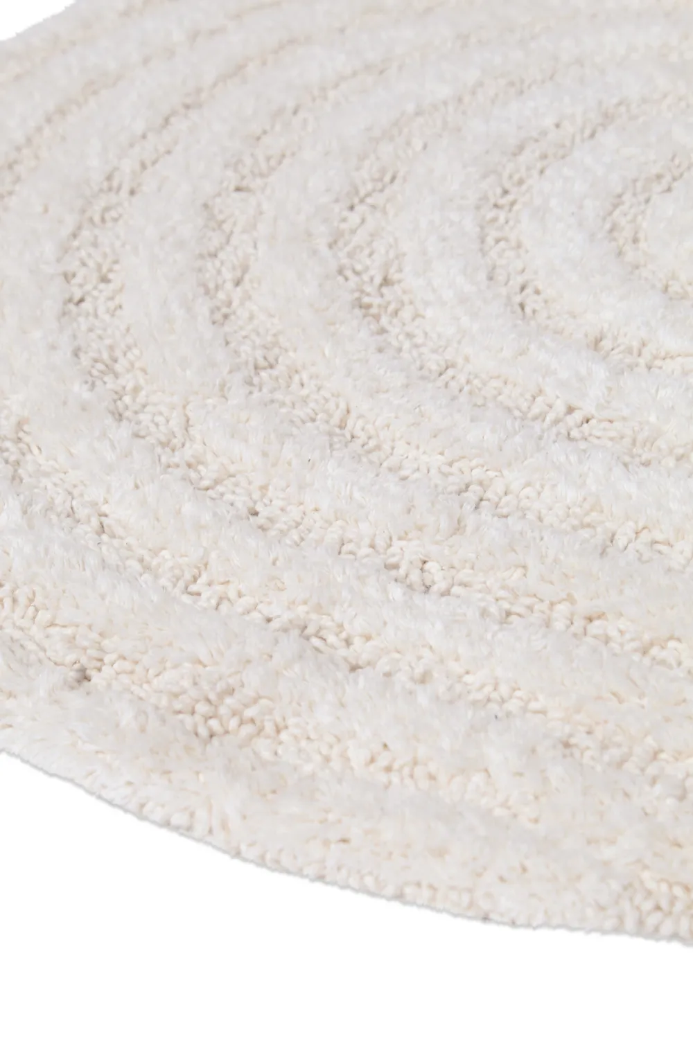 Oval baderomsmatte - Embla (off-white)