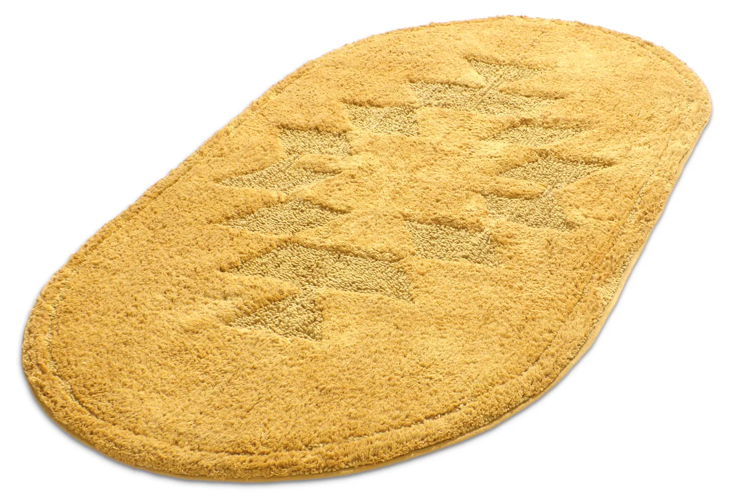 Oval baderomsmatte - Gertie (gul)
