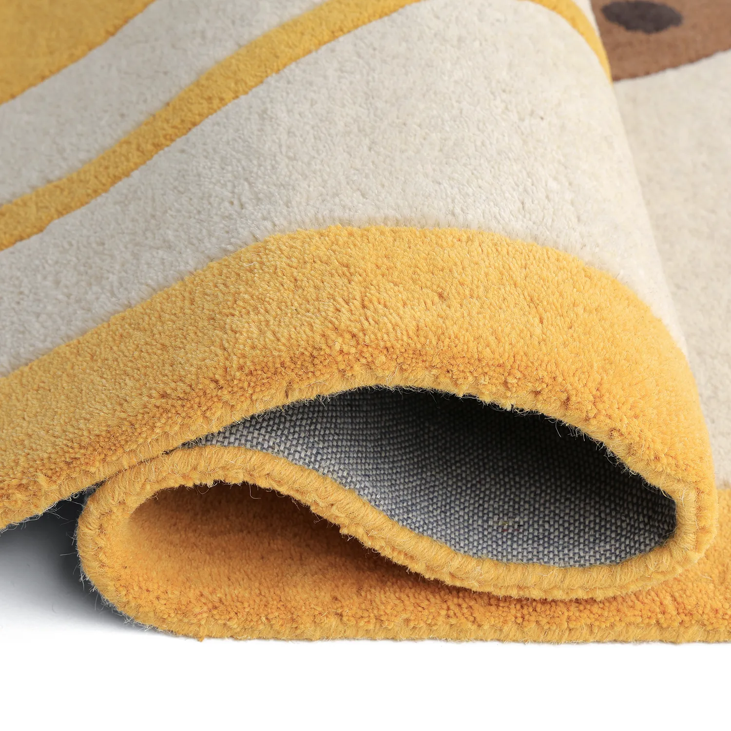Barneteppe - Lion Hand Tufted Wool Premium (beige/multi)