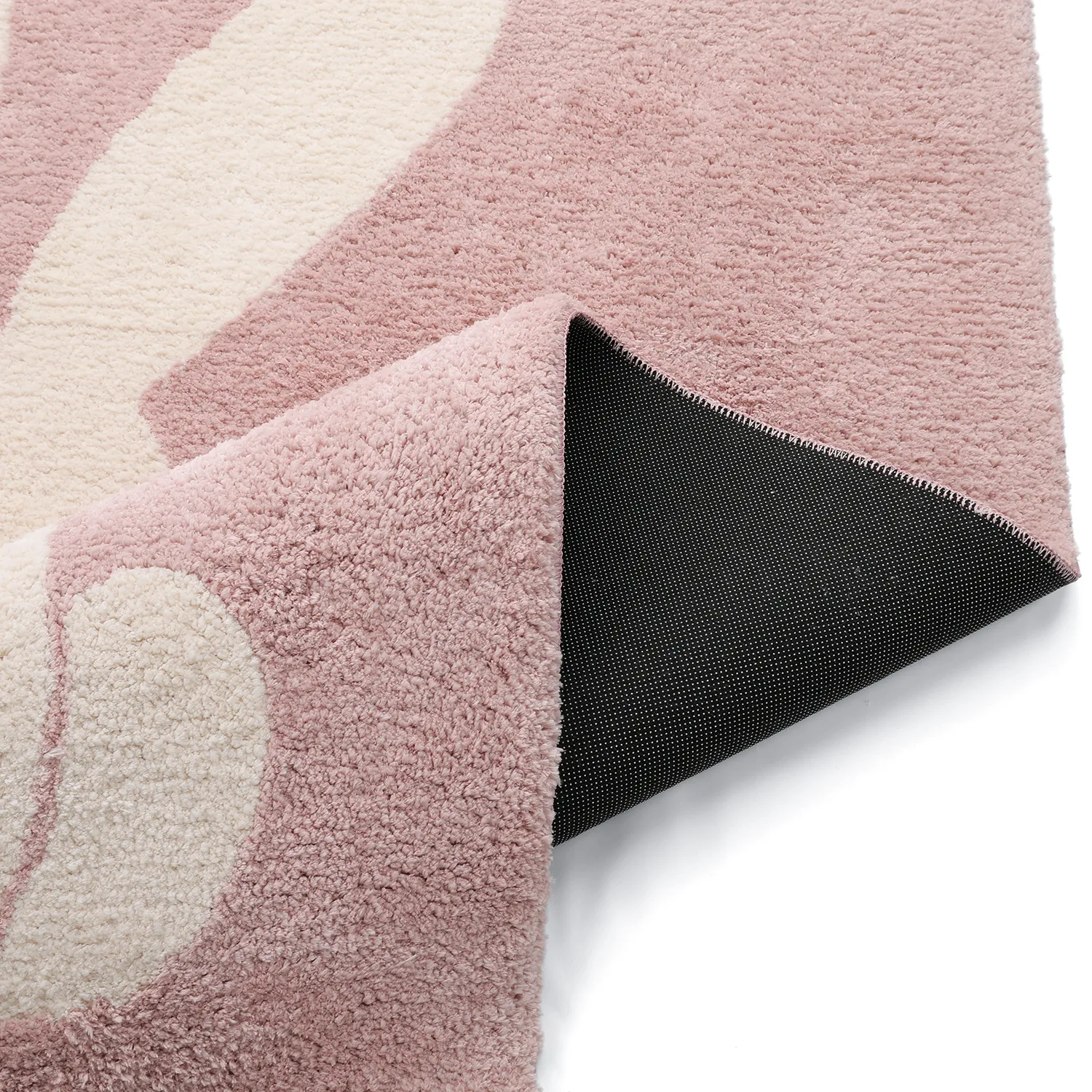 Barneteppe - Soft Bunny (rosa/krem)