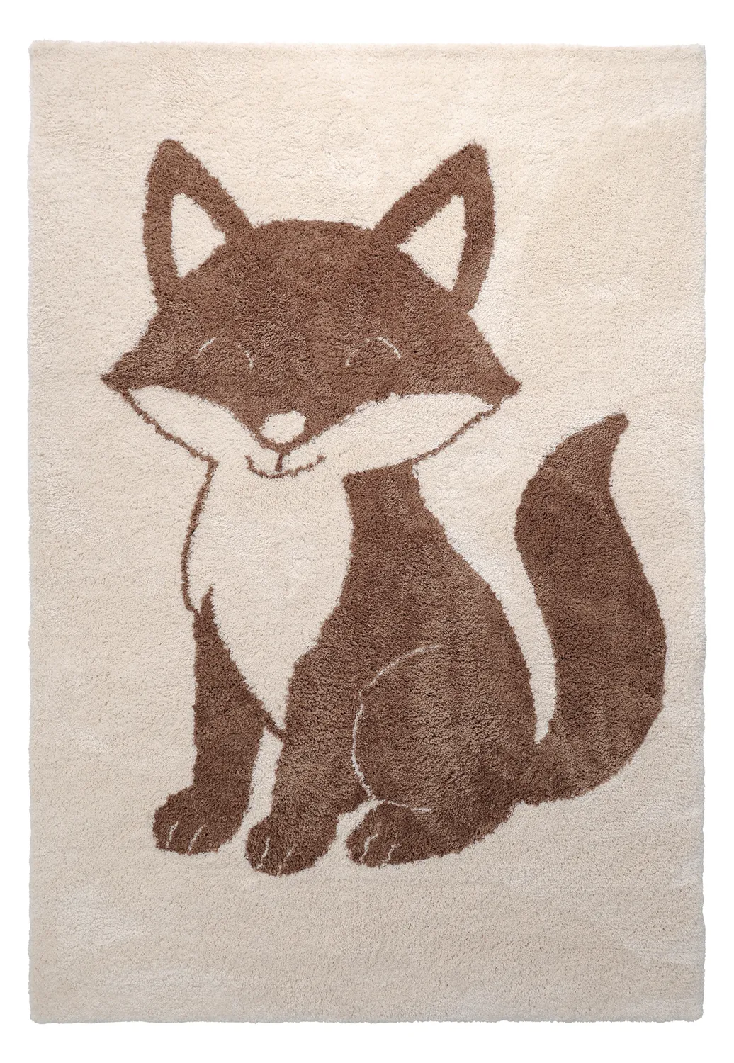 Barneteppe - Soft Fox (krem/brun)