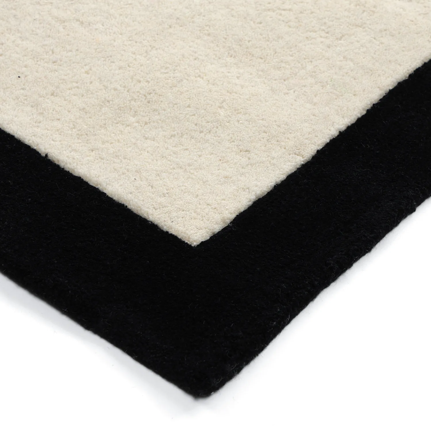 Barneteppe - Zebra Hand Tufted Wool Premium (beige/svart)