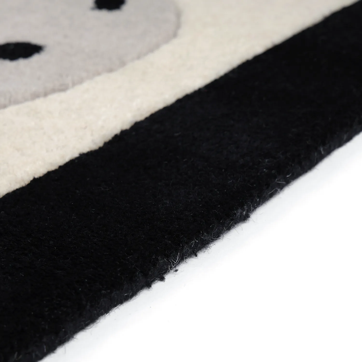 Barneteppe - Zebra Hand Tufted Wool Premium (beige/svart)