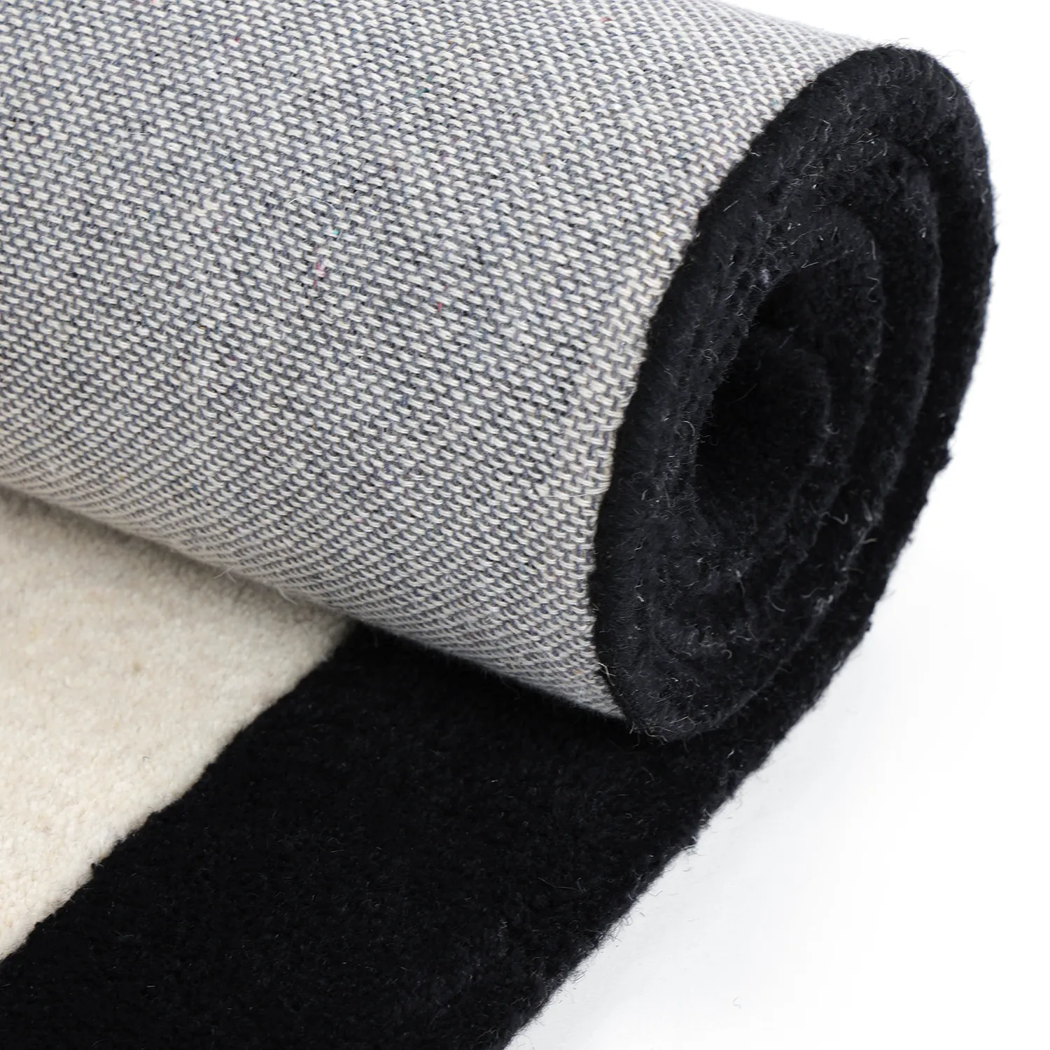 Barneteppe - Zebra Hand Tufted Wool Premium (beige/svart)