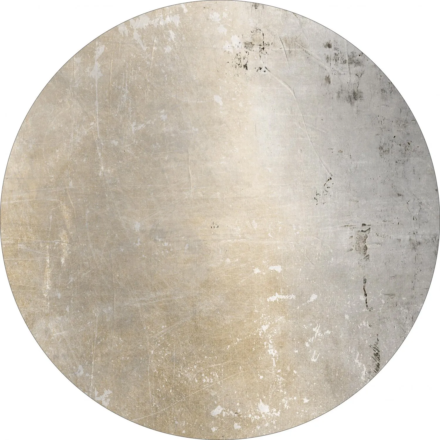 Rundt teppe - Toledo (beige)
