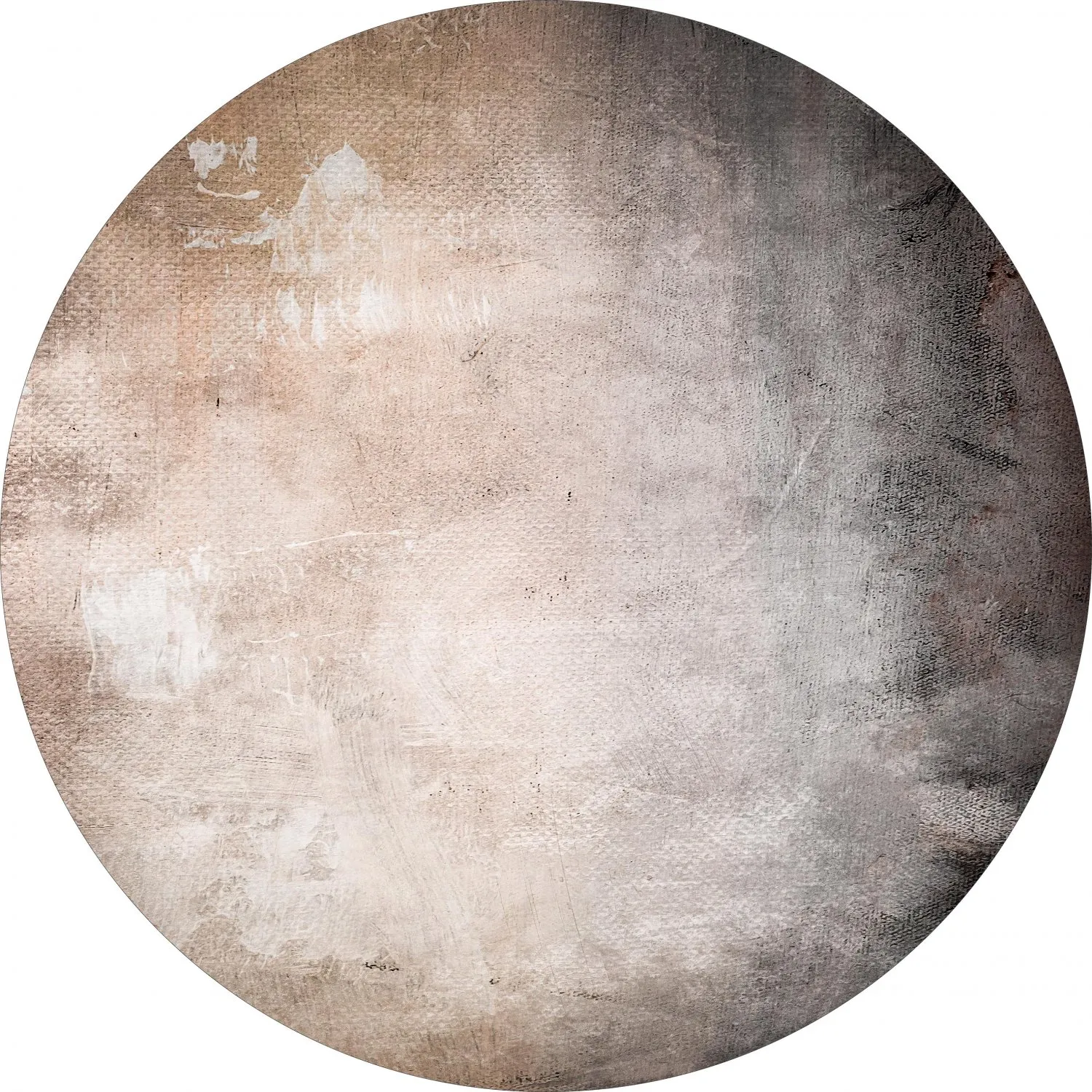 Rundt teppe - Braga (beige)
