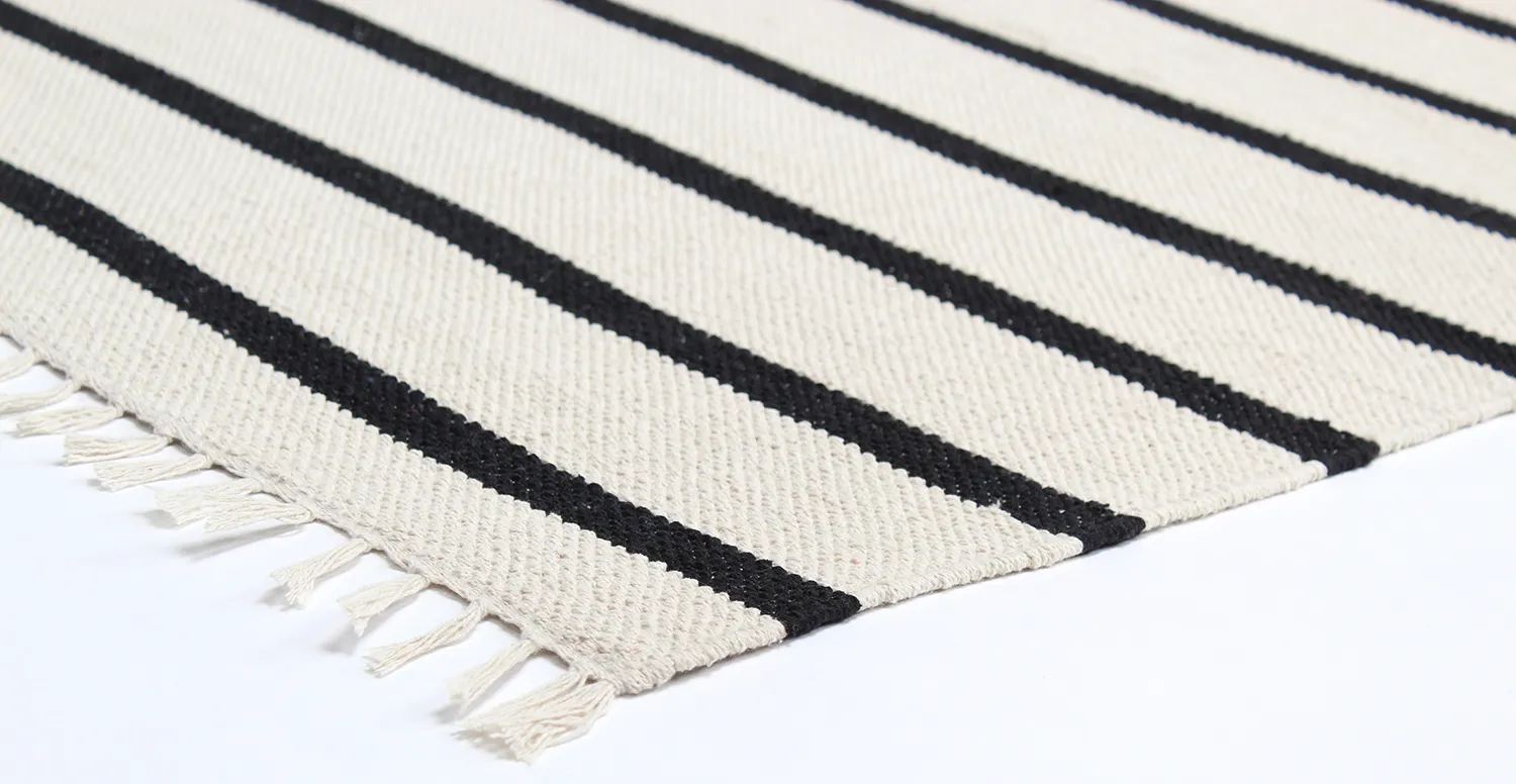 Bomullsteppe - Helle (offwhite/svart)