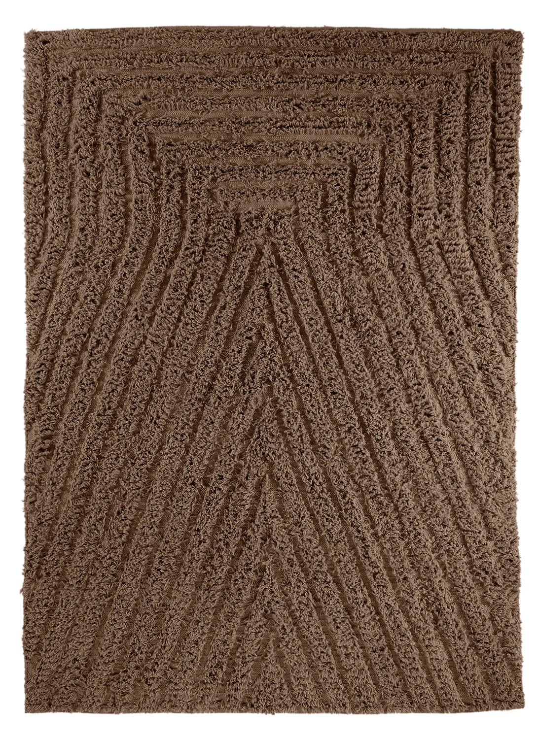Ryetepper - Kendra Natural Cotton Shaggy (brun)