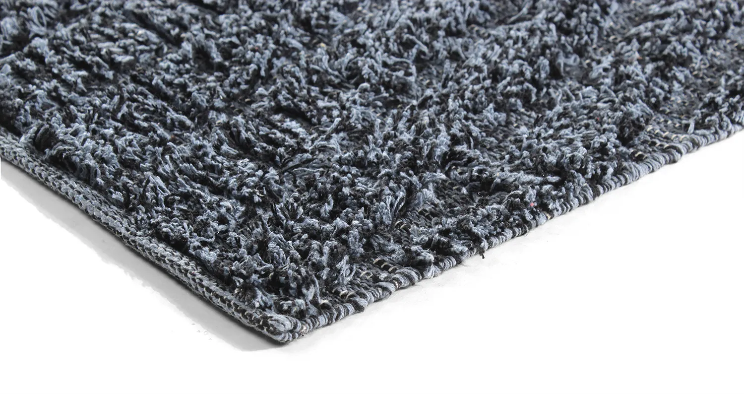 Ryetepper - Kendra Natural Cotton Shaggy (grå/svart)