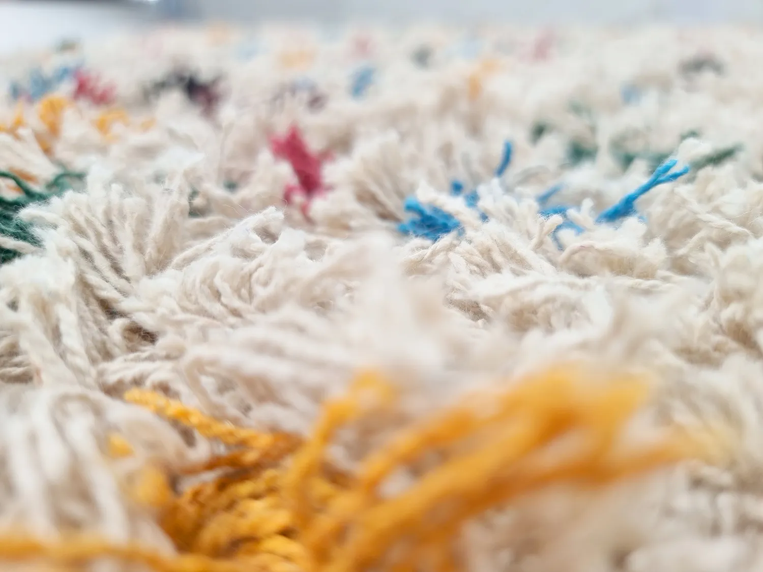 Ryetepper - Litton Natural Cotton Shaggy (beige/multi)