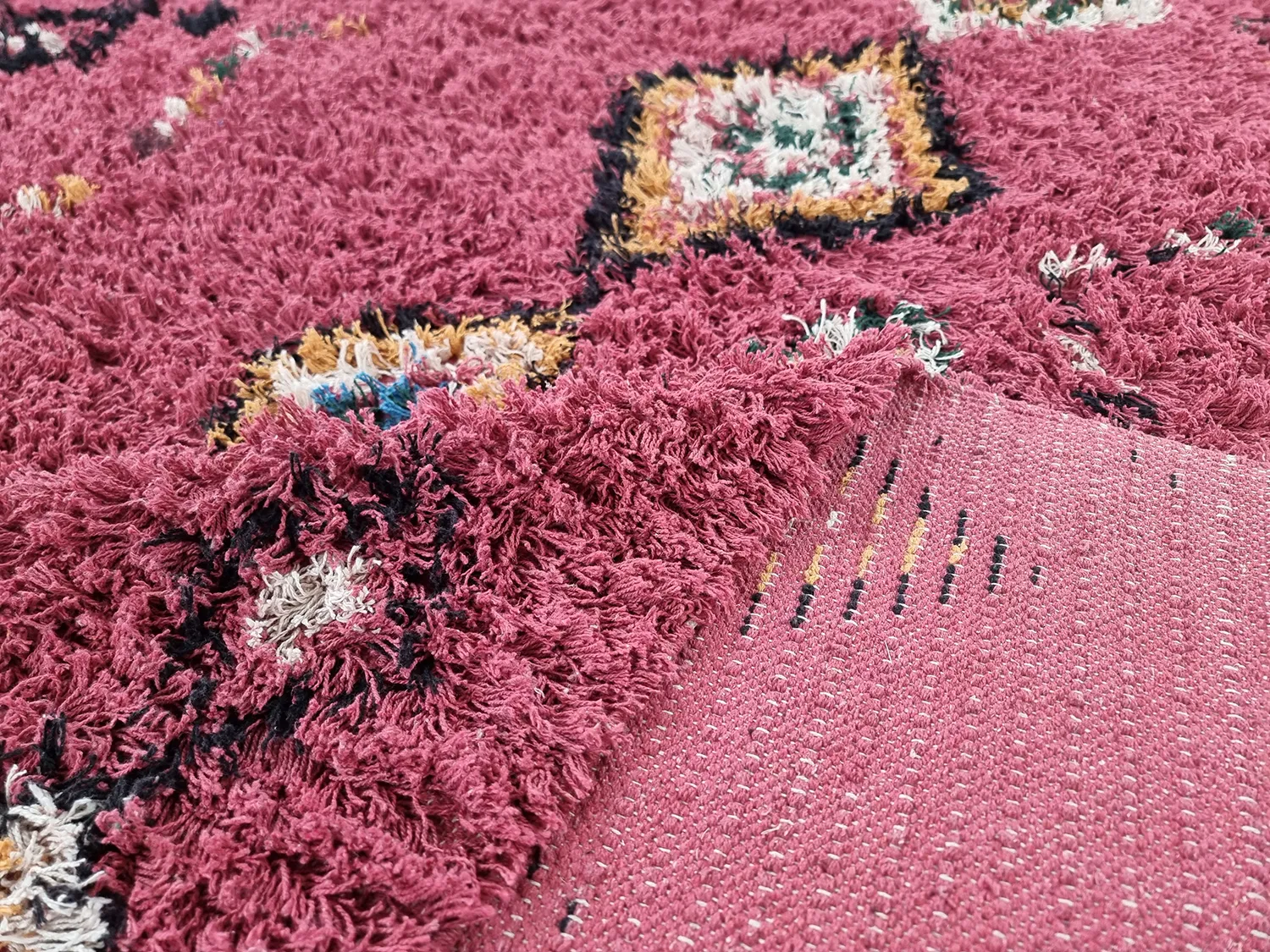 Ryetepper - Nyle Natural Cotton Shaggy (rosa/multi)