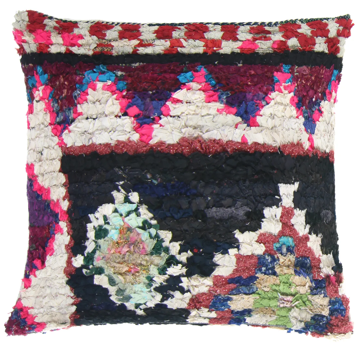Putetrekk - Boucherouite 75 x 75 cm