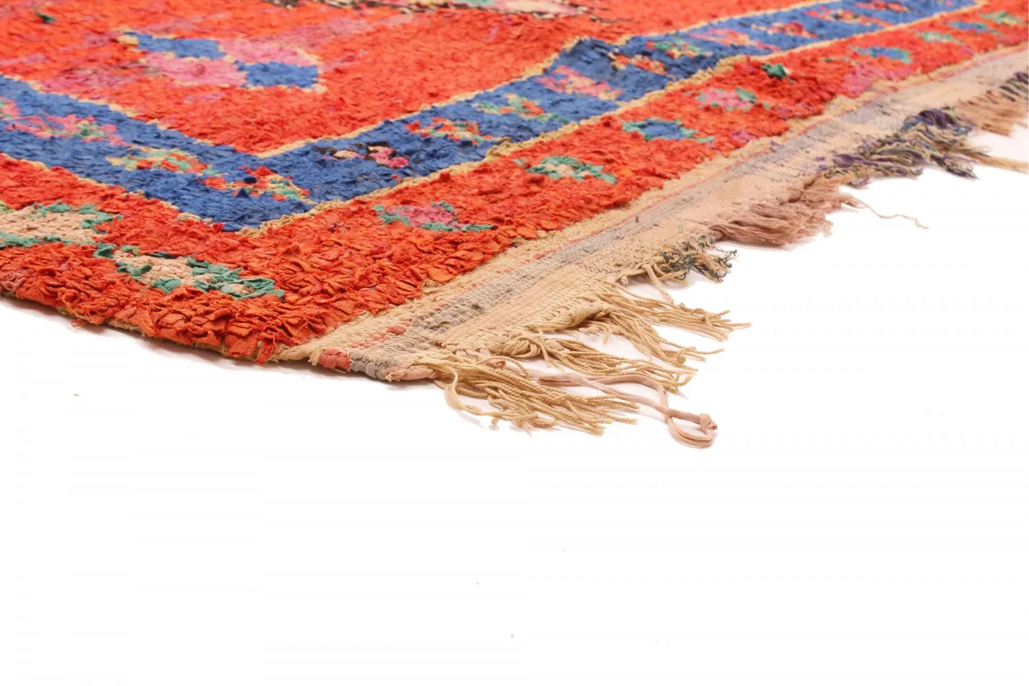 Marokkansk Boucherouite-teppe 330 x 150 cm