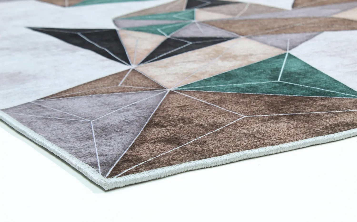Wilton-teppe - Feres (grå/beige/multi)