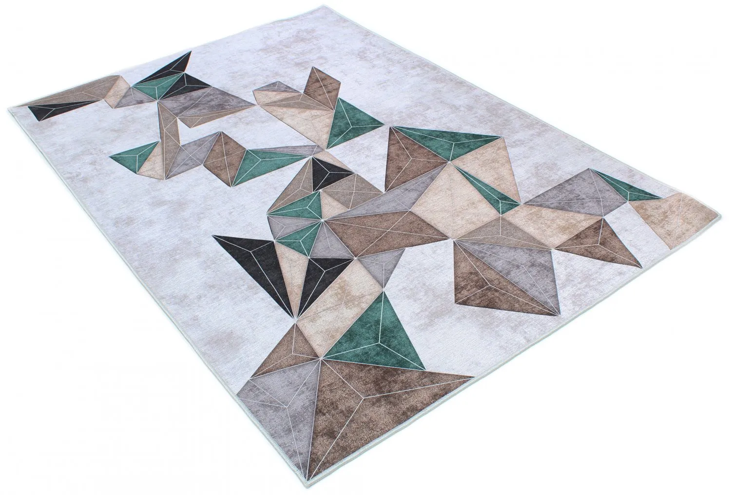 Wilton-teppe - Feres (grå/beige/multi)
