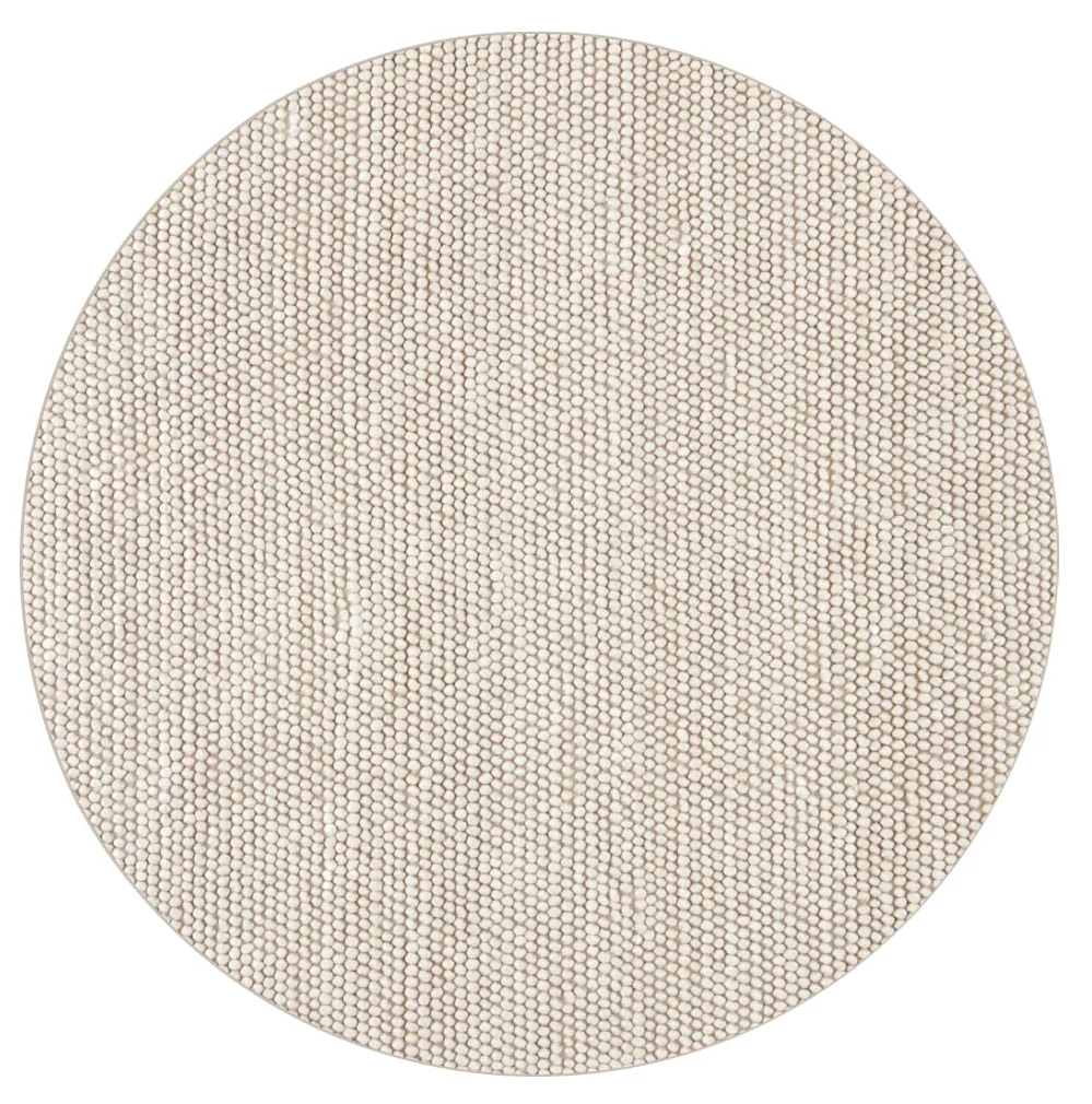 Runde tepper - Avafors Wool Bubble (beige)