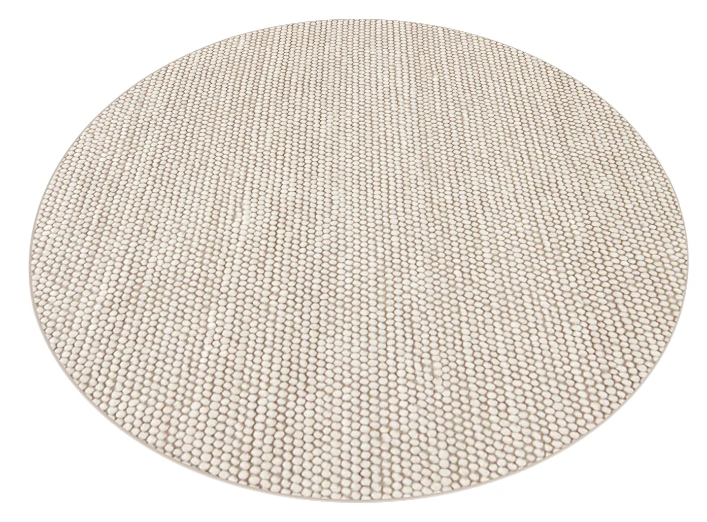 Runde tepper - Avafors Wool Bubble (beige)