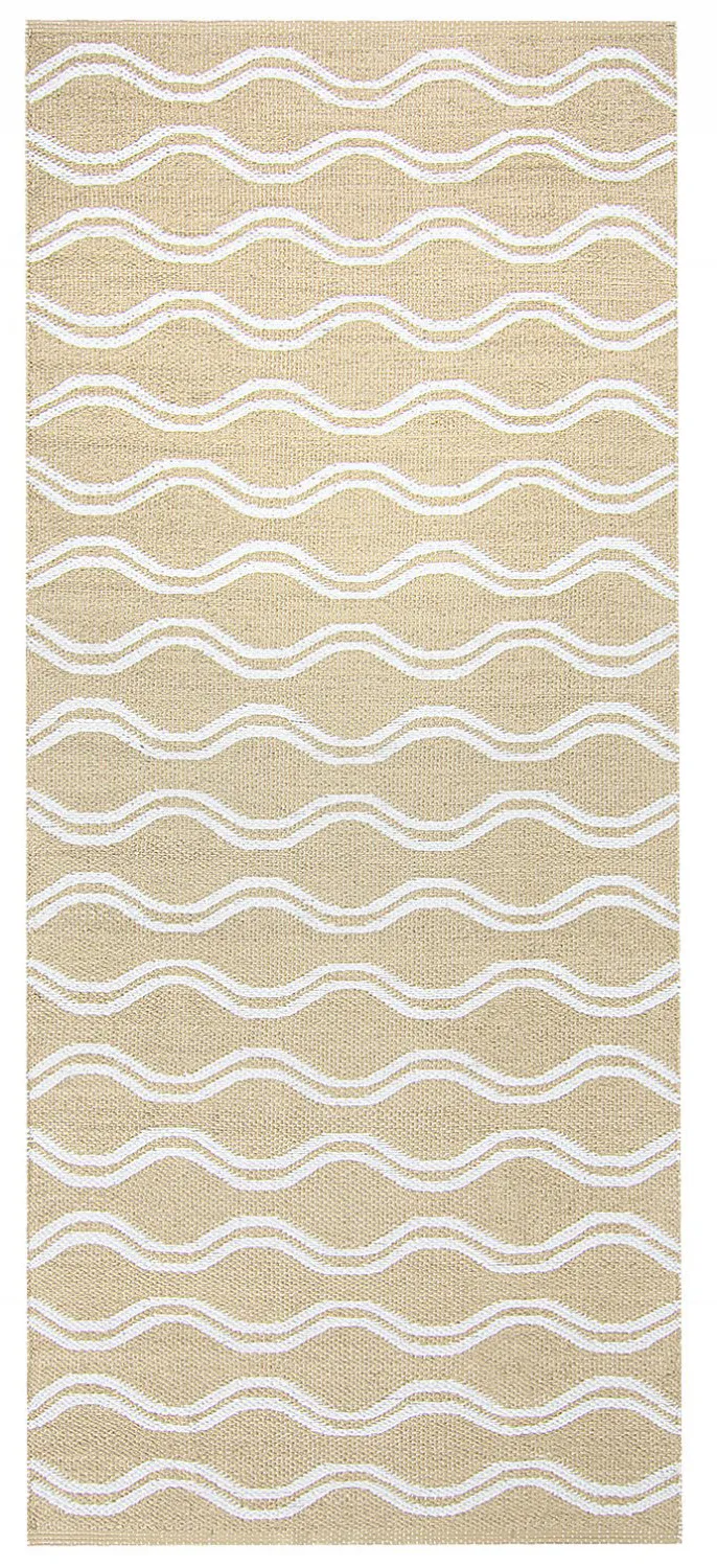 Plastmatter - Camden (beige/hvit)