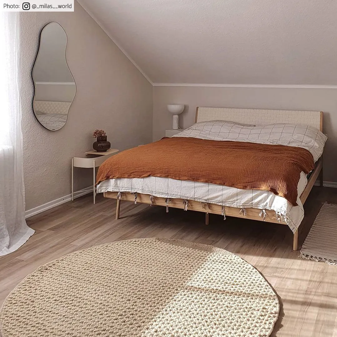 Runde tepper - Odessa (beige)
