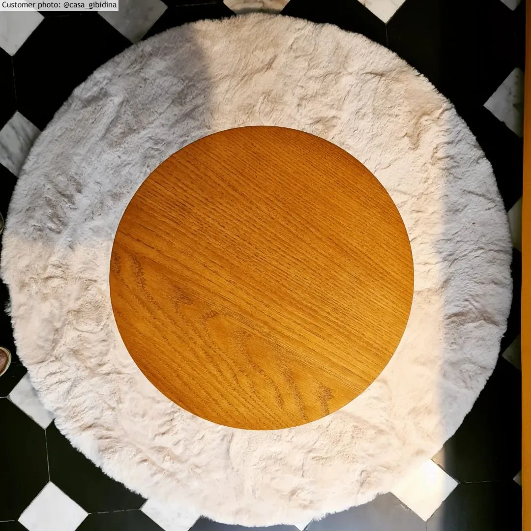 Runde tepper - Cloud Super Soft (offwhite)