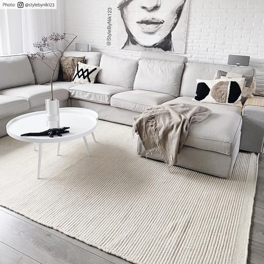 Ullteppe - Coastal (creme)