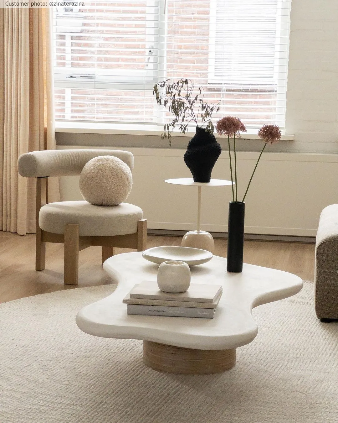 Runde tepper - Coastal (cream)