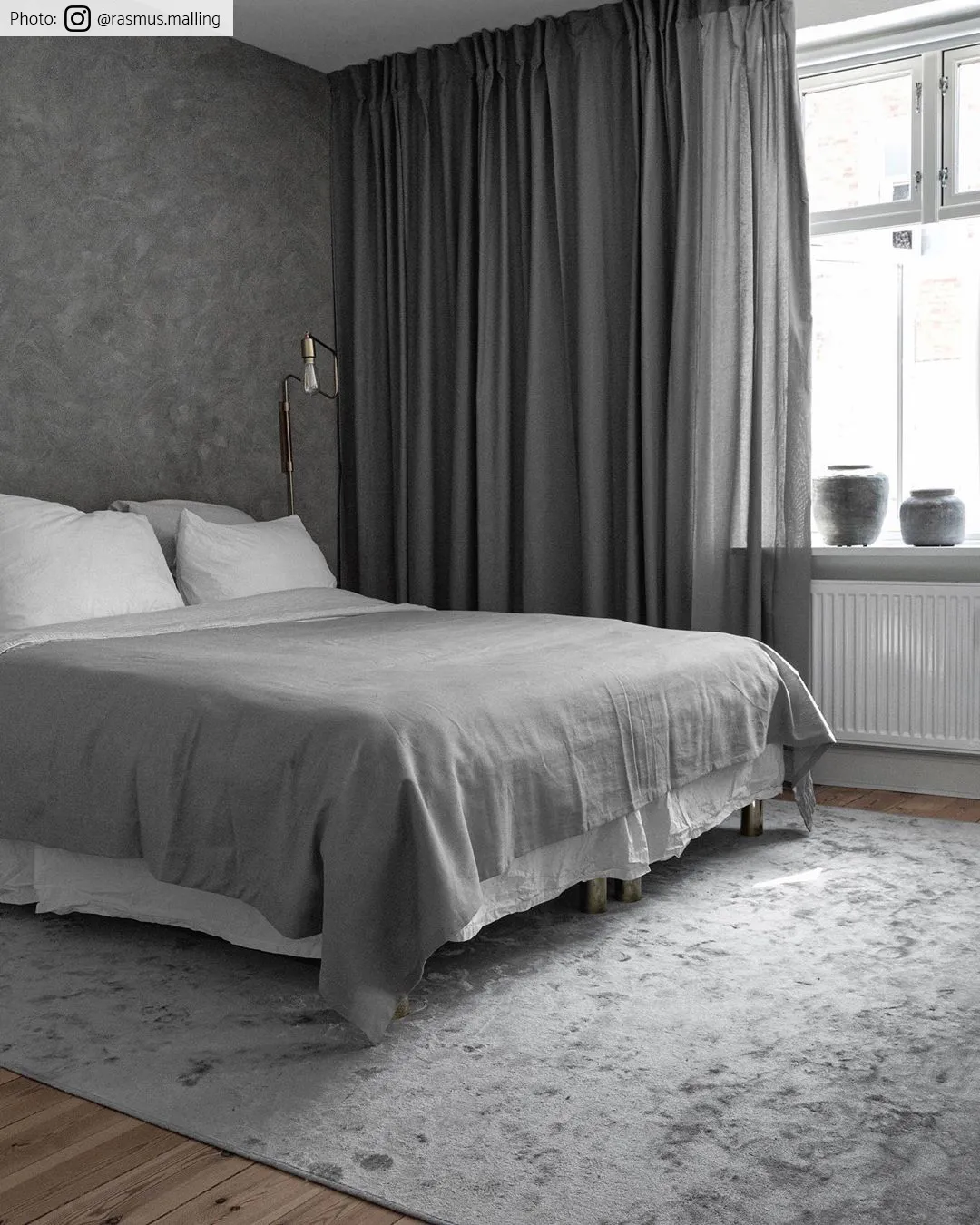 Wilton-teppe - Art Silk (grå)