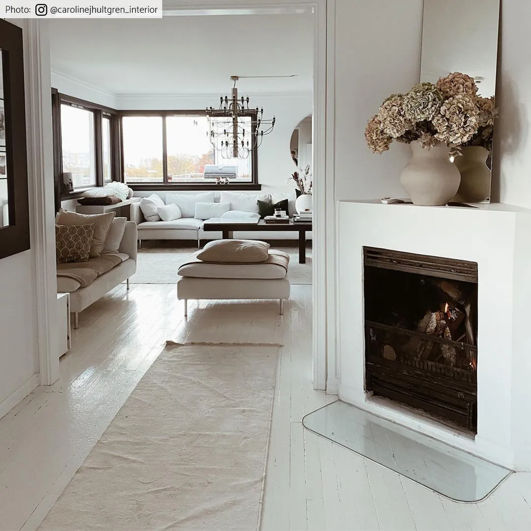 Wilton-teppe - Art Silk (lysegrå/beige)