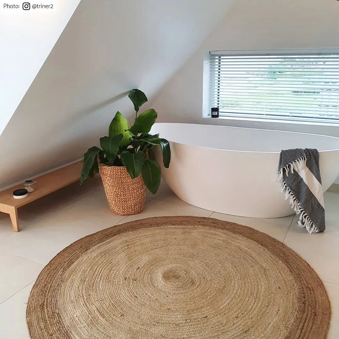 Runde tepper - Wokha (jute)