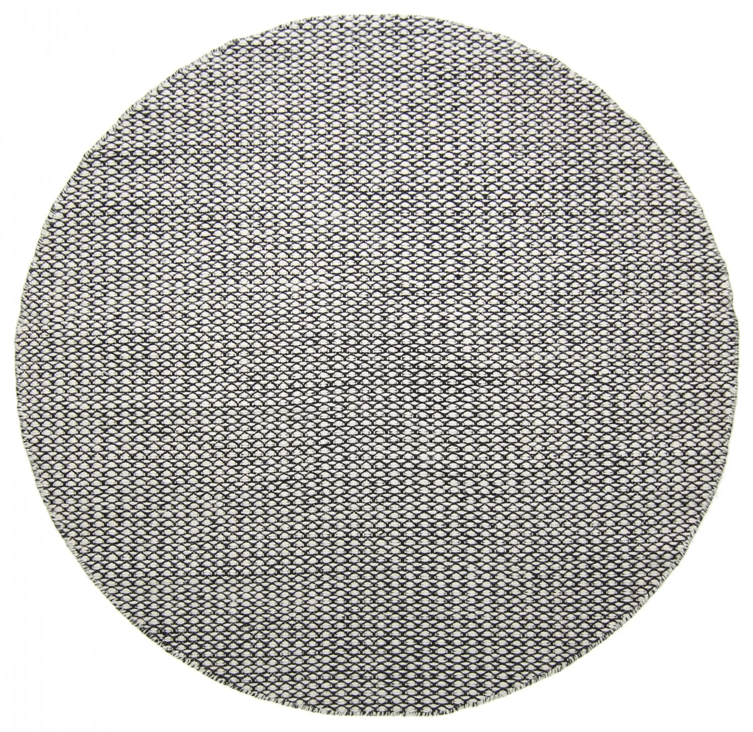 Runde tepper - Delly (svart/hvit)