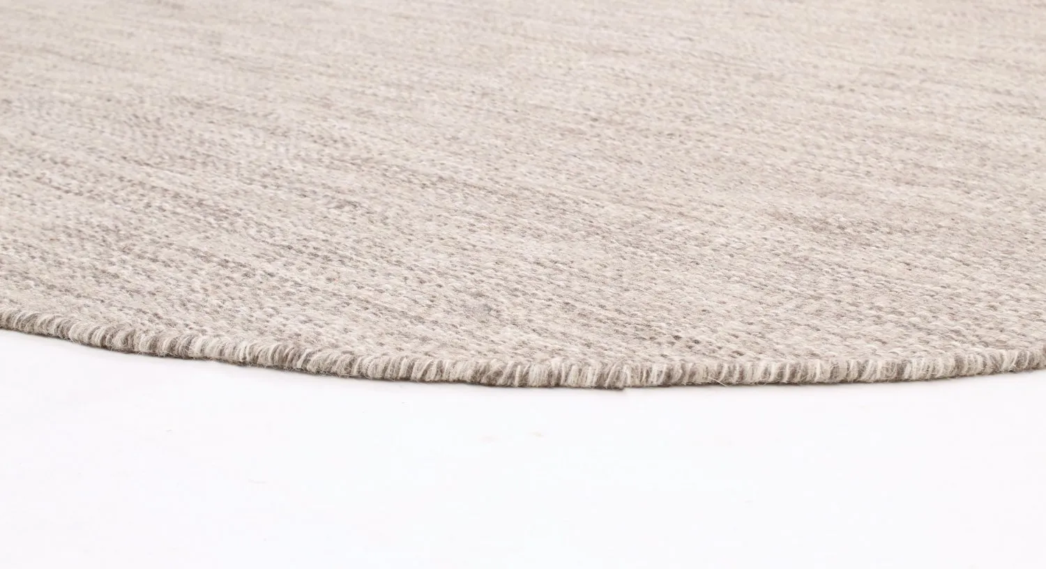 Runde tepper - Dhurry (beige)