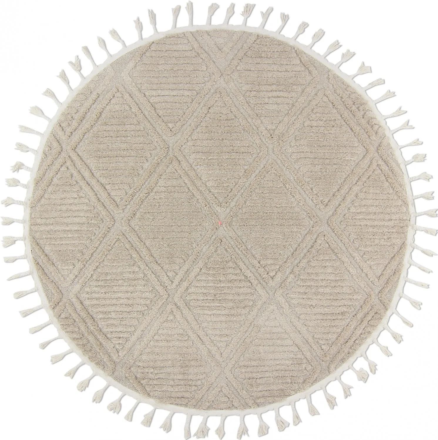 Runde tepper - Dover (beige)