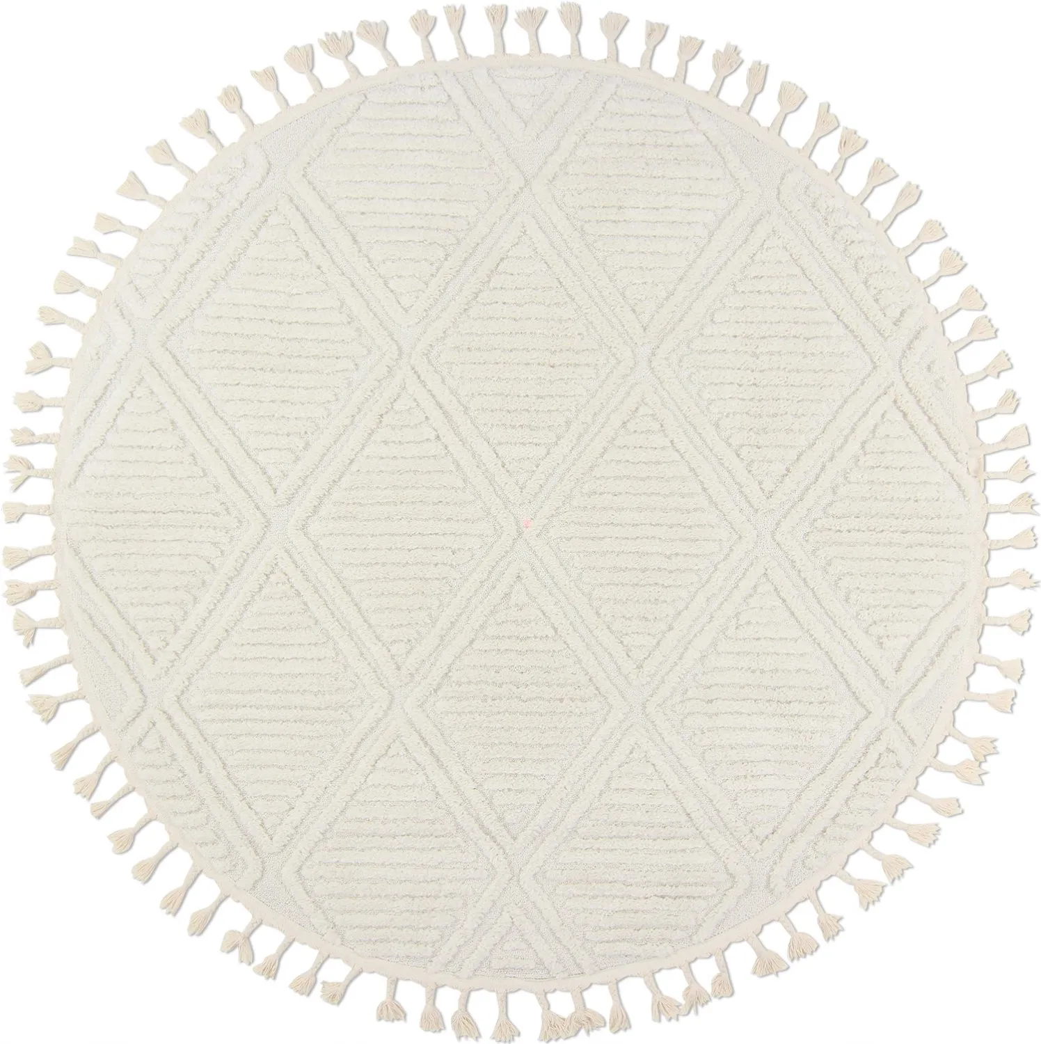 Runde tepper - Dover (offwhite)