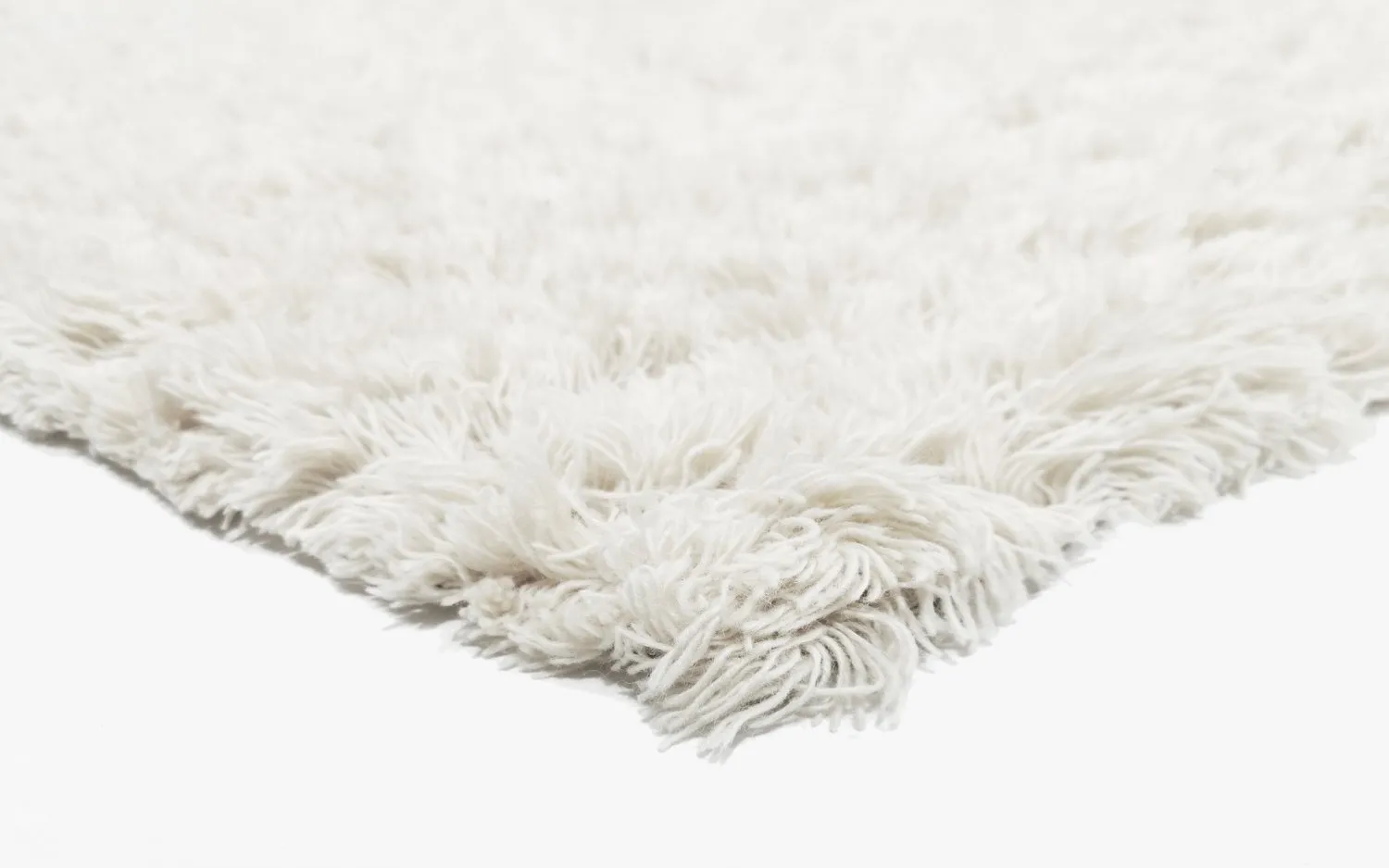Ullteppe - Aliste Wool Shaggy (snow white)