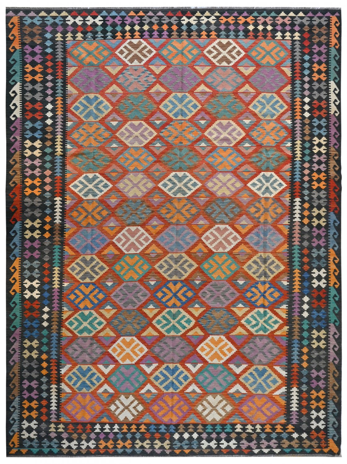 Kelim-teppe Afghansk 494 x 304 cm
