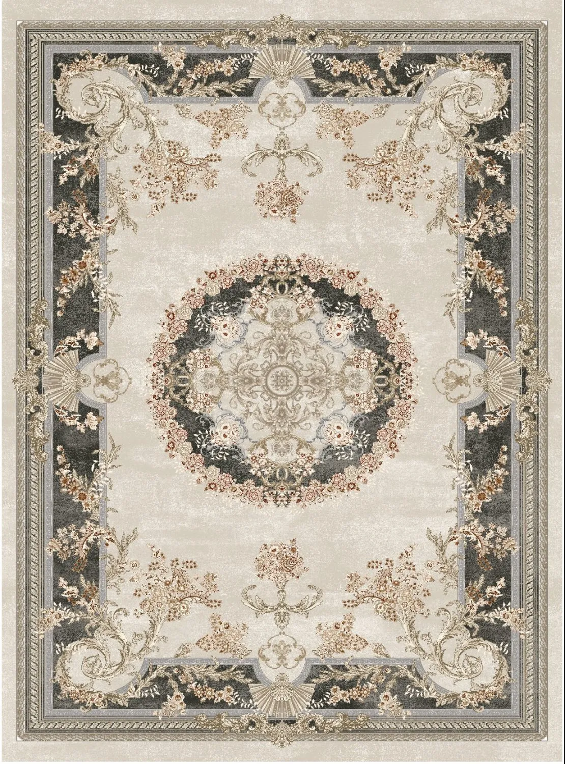 Wilton-teppe - Marand (grå/beige)
