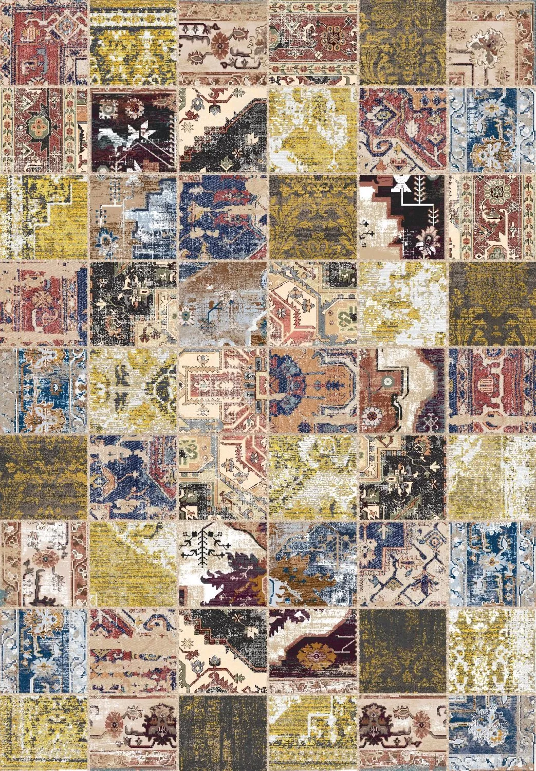 Wilton-teppe - Acroma (multi)