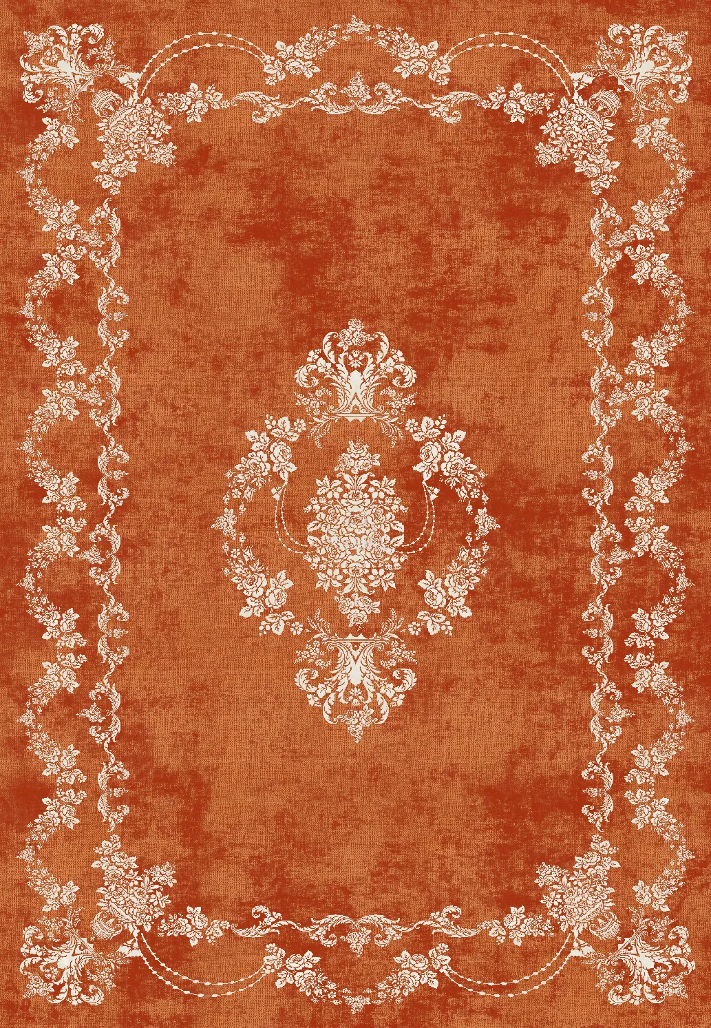 Wilton-teppe - Taknis (terracotta)