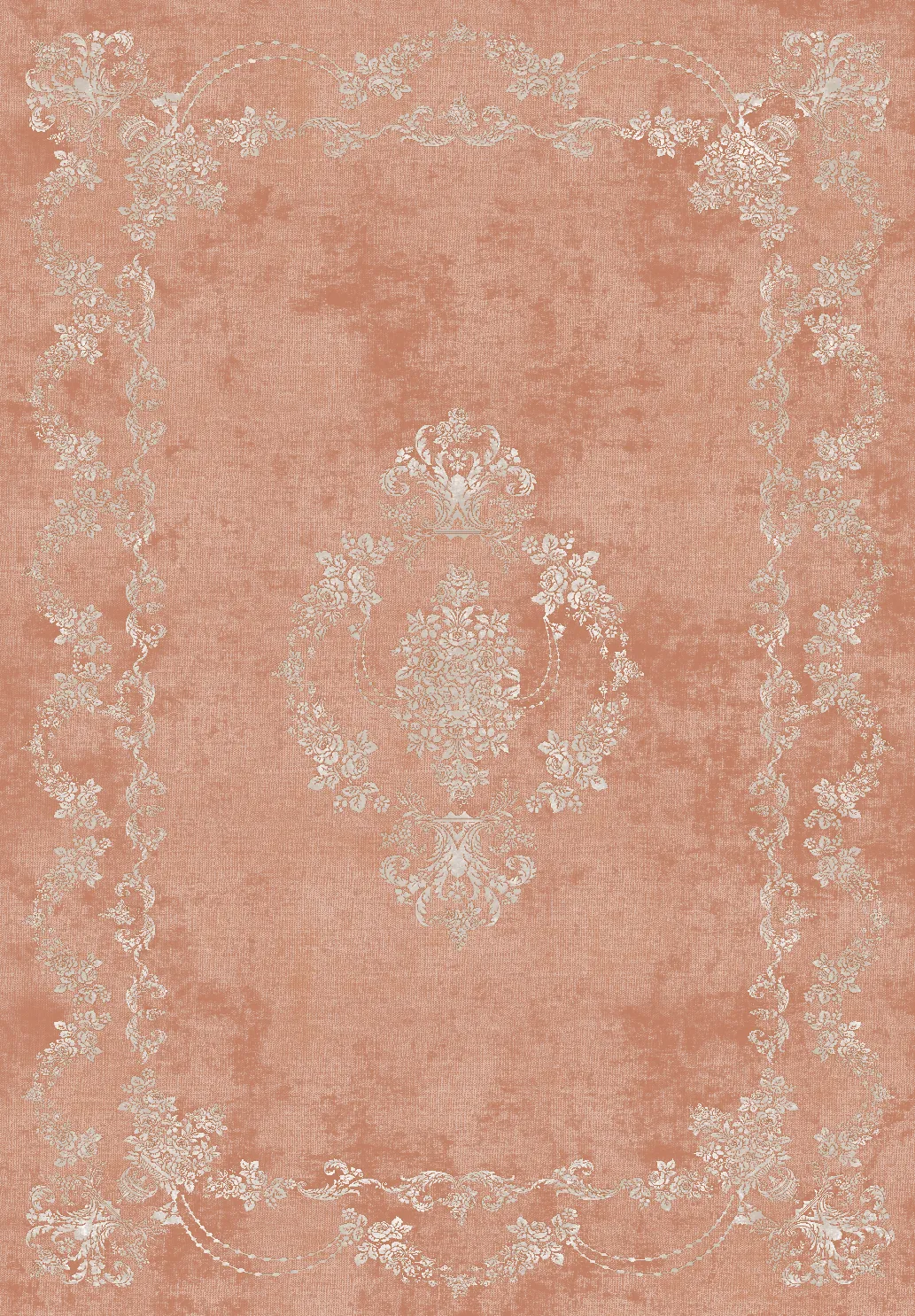 Wilton-teppe - Taknis (rosa)