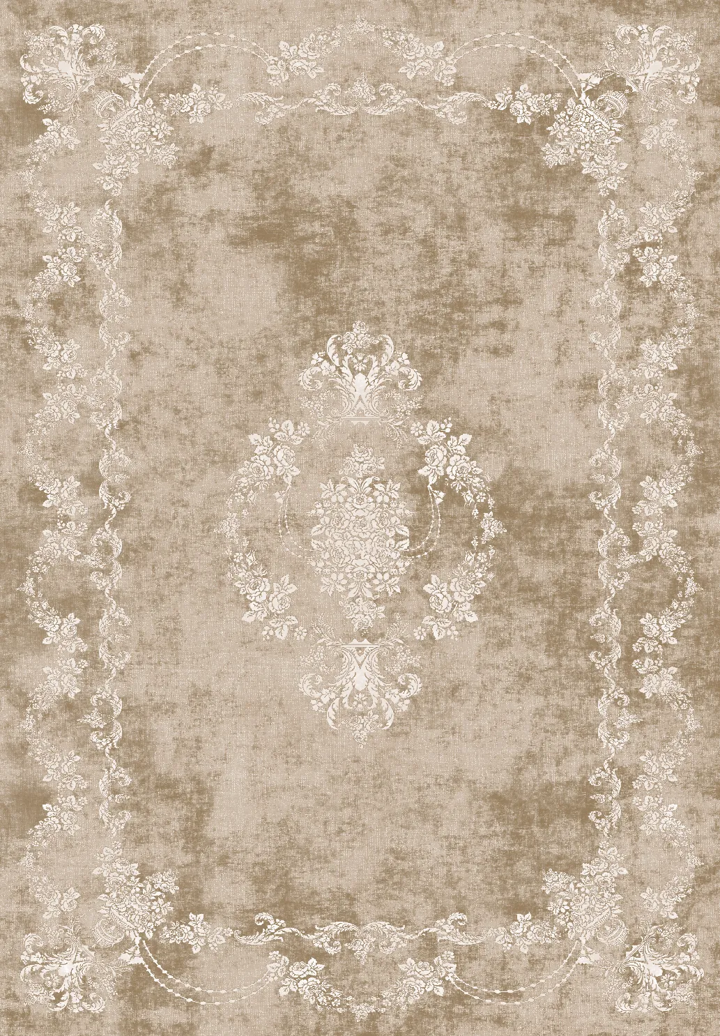 Wilton-teppe - Taknis (lys beige)