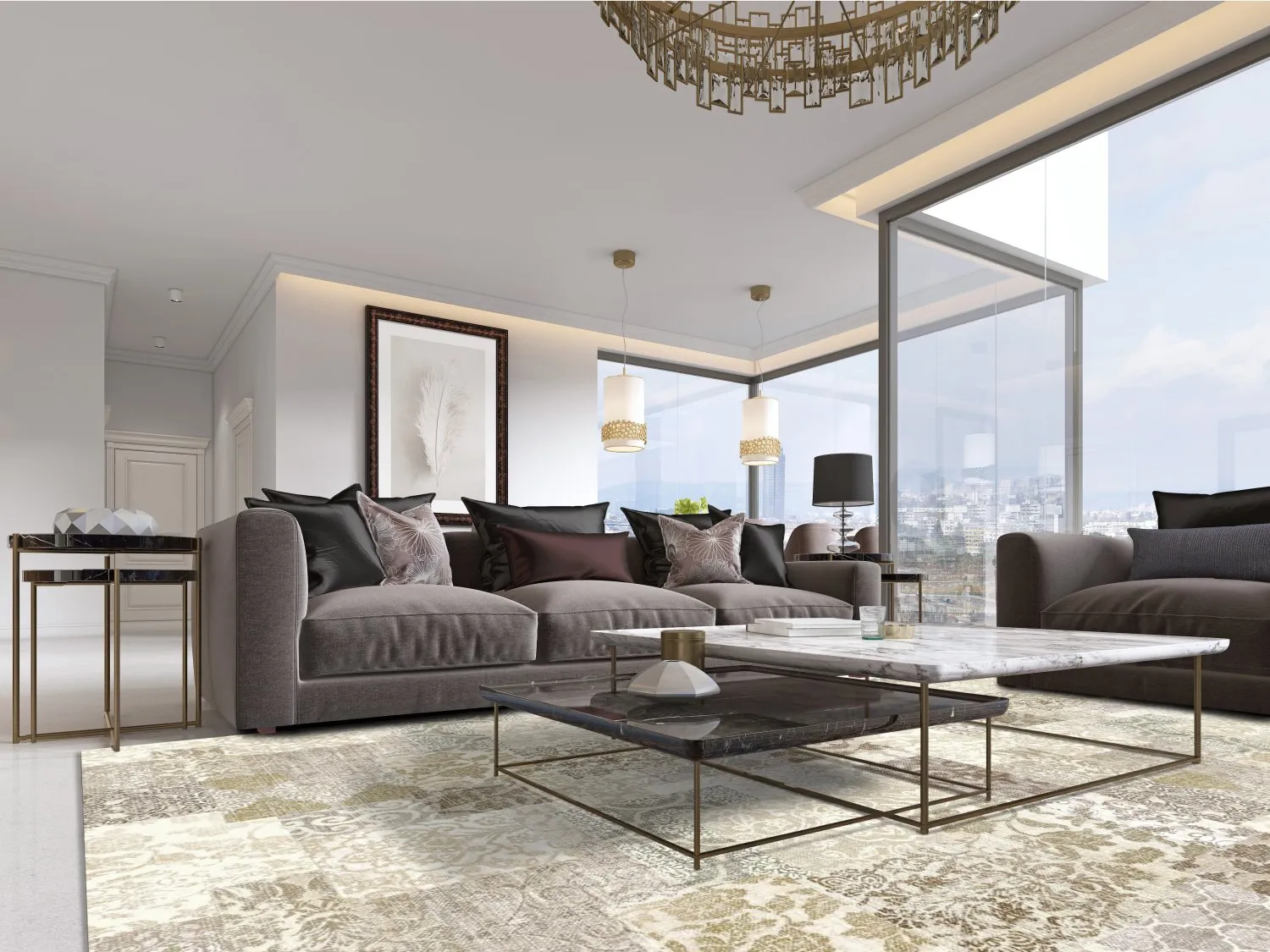 Wilton-teppe - Carthage (beige)