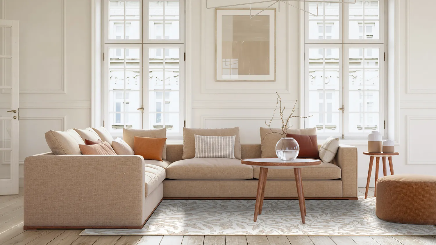 Wilton-teppe - Dolores (beige)