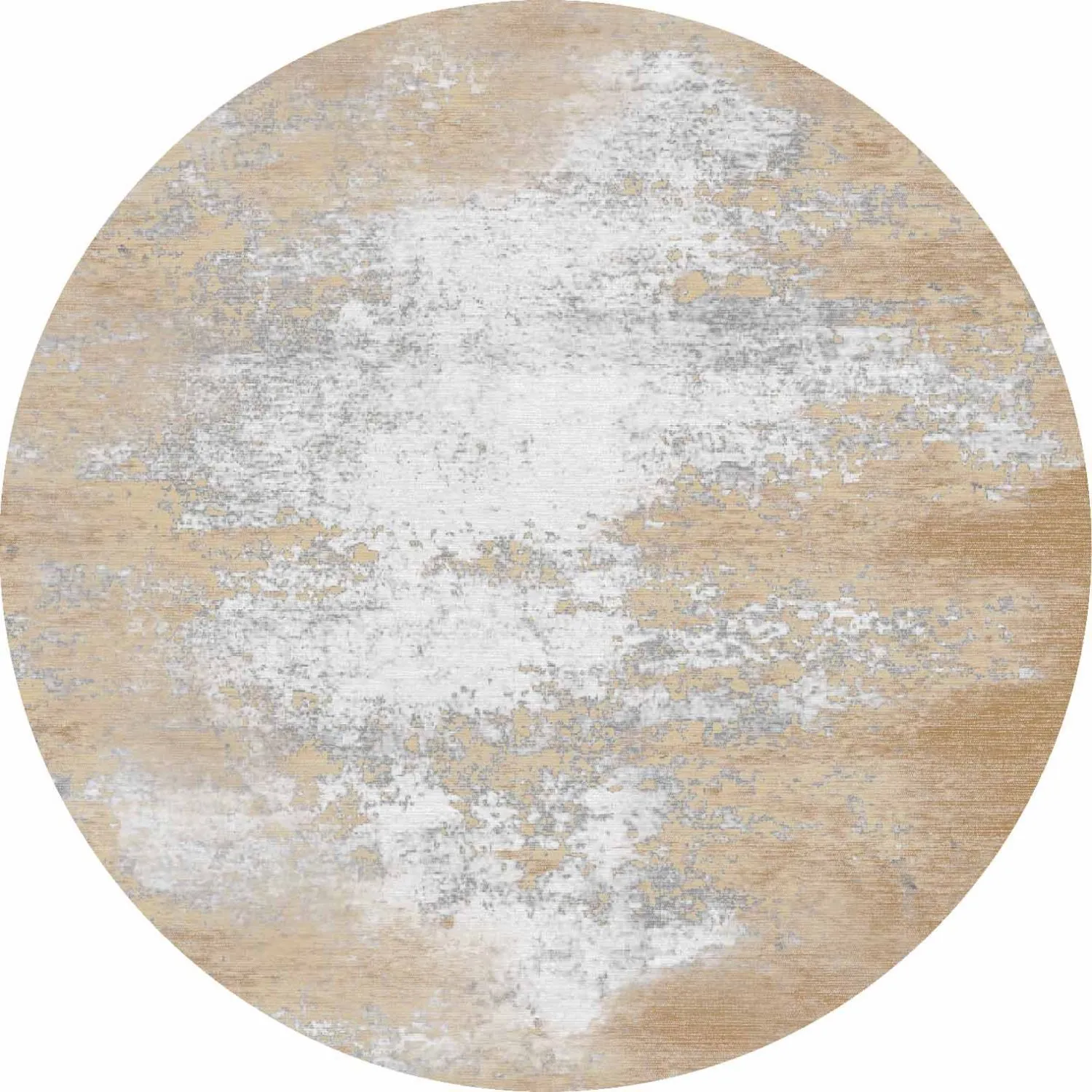 Rundt teppe - Zarzi (beige)