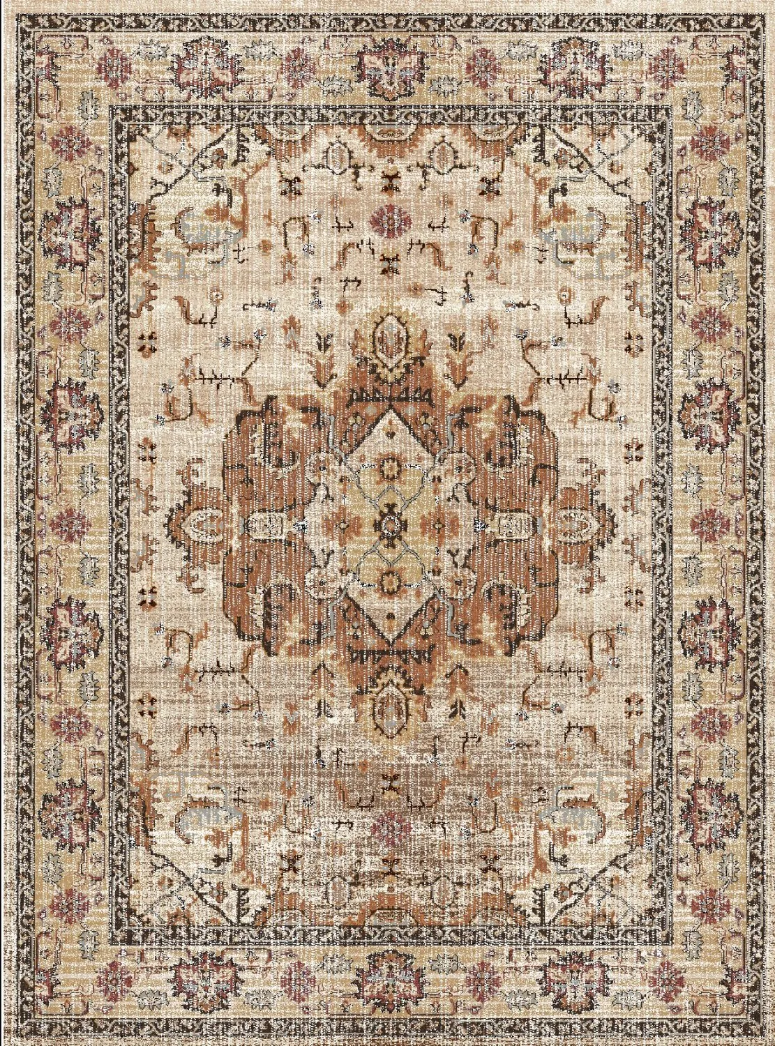 Wilton-teppe - Siliana (beige)