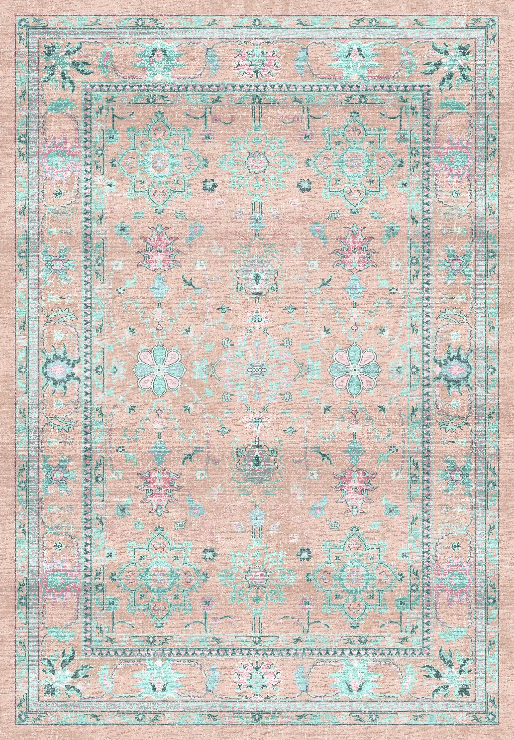 Wilton-teppe - Livley (rosa)
