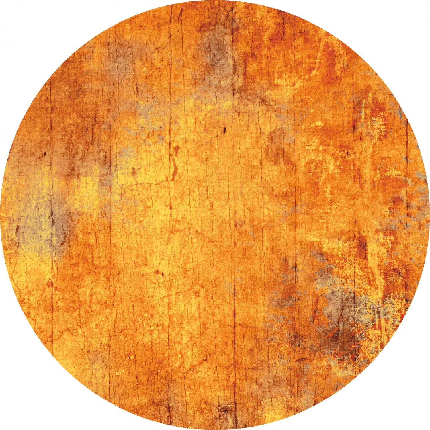 Rundt teppe - Cesano (oransje)