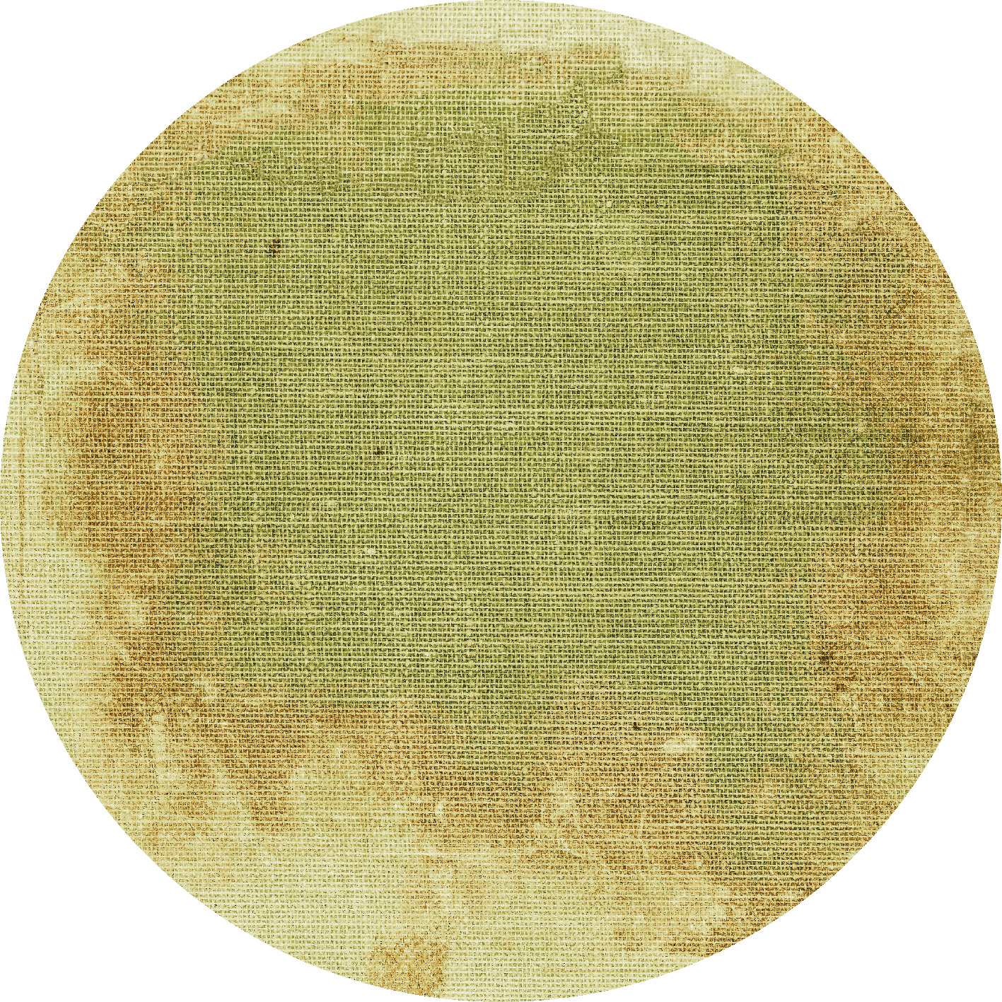 Rundt teppe - Albaida (grønn)