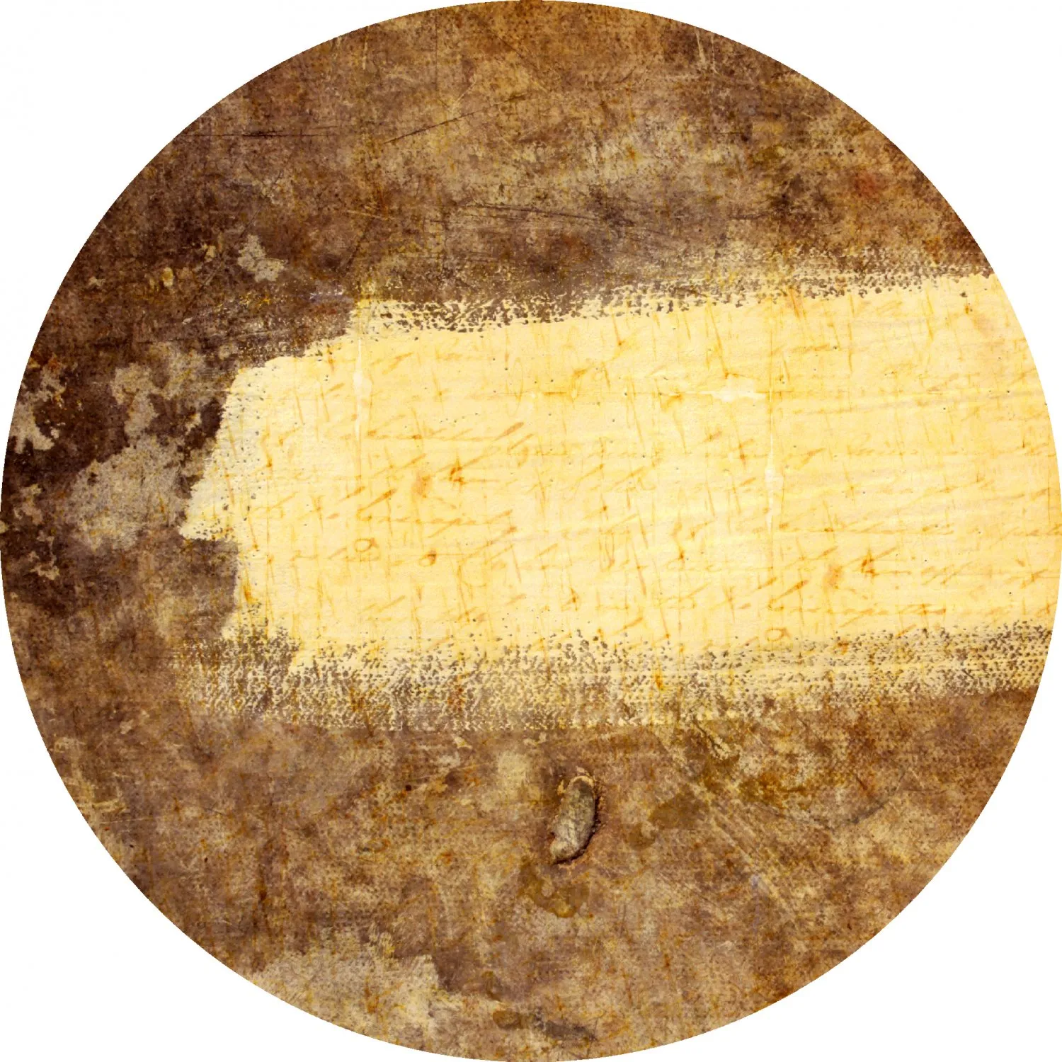Rundt teppe - Agost (brun/beige)