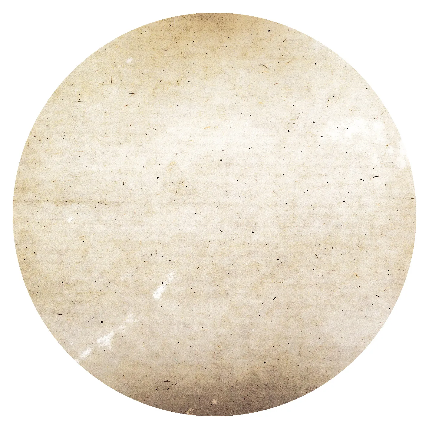 Rundt teppe - Vezzani (beige)